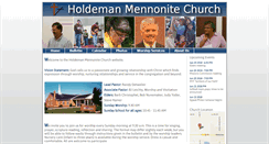 Desktop Screenshot of holdemanmc.org